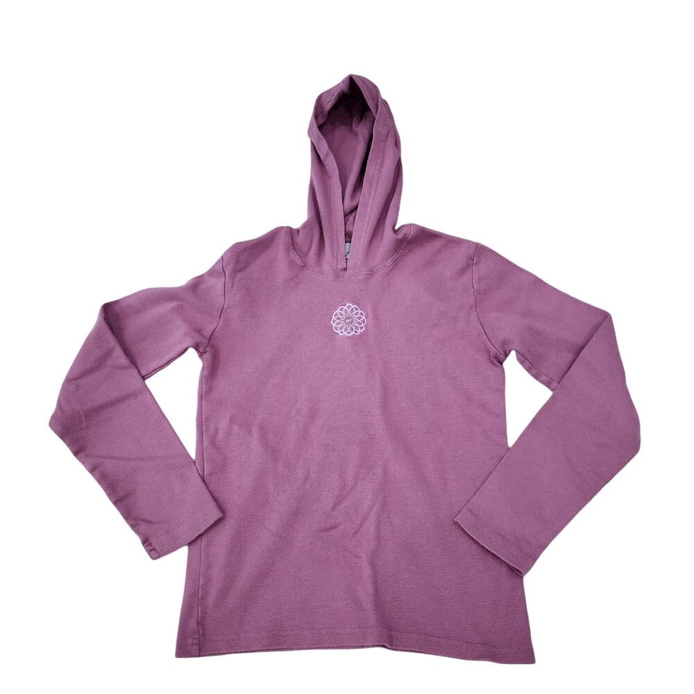Nike purple women's size small vintage hooded long sleeve